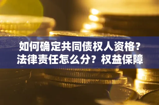 济南如何确定共同债权人资格？法律责任怎么分？权益保障技巧揭秘！