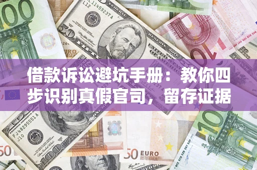 济南借款诉讼避坑手册：教你四步识别真假官司，留存证据不踩雷