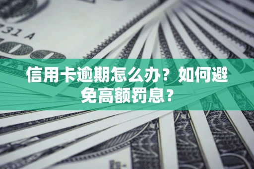 济南信用卡逾期怎么办？如何避免高额罚息？