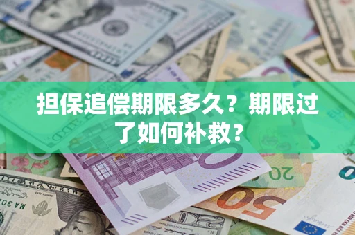 济南担保追偿期限多久？期限过了如何补救？