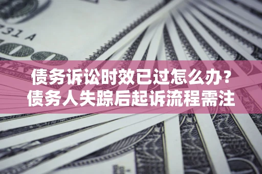济南债务诉讼时效已过怎么办？债务人失踪后起诉流程需注意什么？