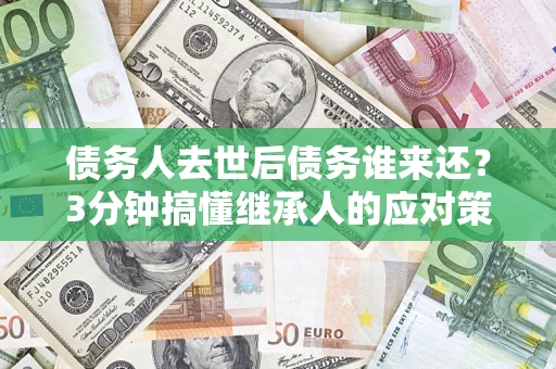 济南债务人去世后债务谁来还？3分钟搞懂继承人的应对策略