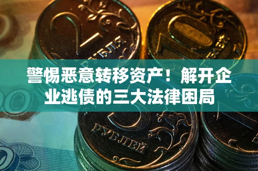济南警惕恶意转移资产！解开企业逃债的三大法律困局